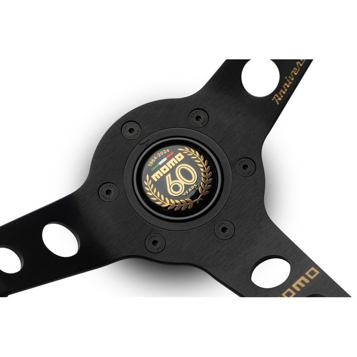 MOMO Volant Mod. 07 Noir Anniversaire 60 350mm