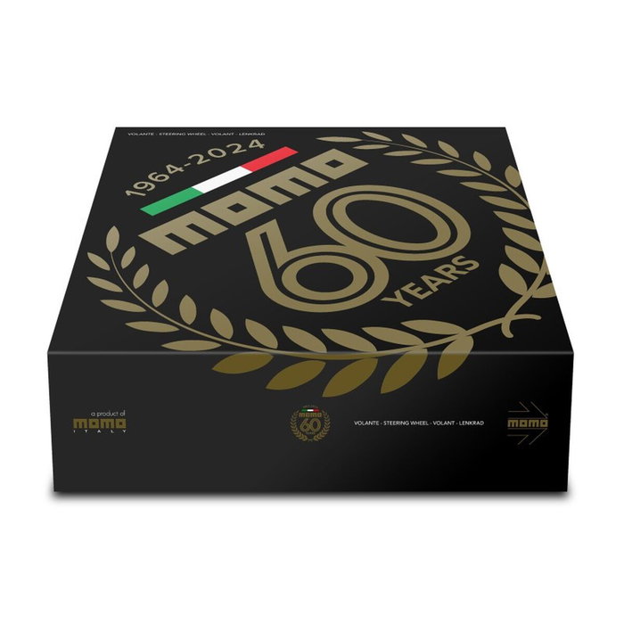 MOMO Volant Mod. 07 Noir Anniversaire 60 350mm