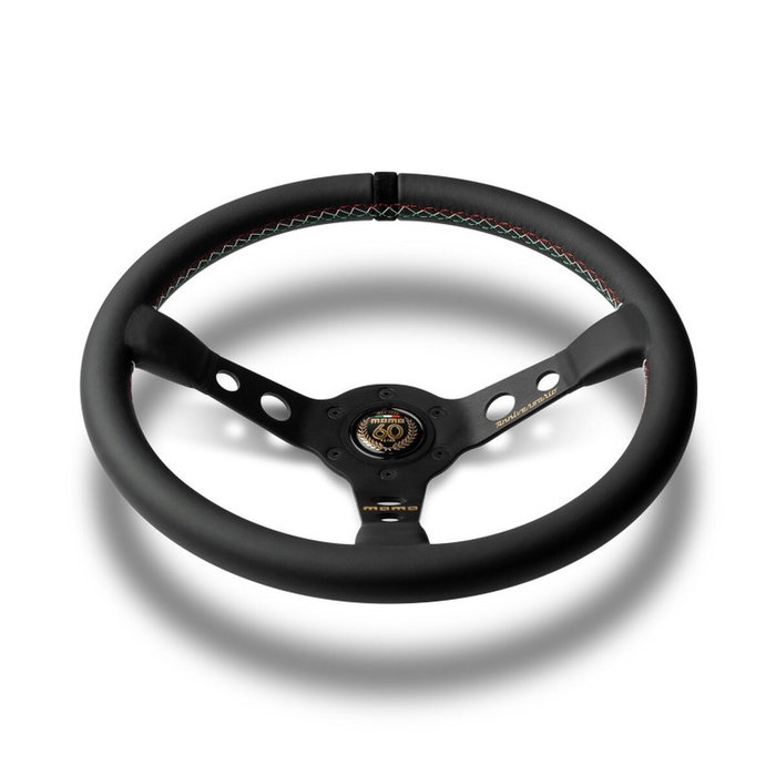 MOMO Volant Mod. 07 Noir Anniversaire 60 350mm
