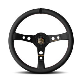 MOMO MOMVMD07BLKED35R Volant Momo Mod. 07 Noir Anniversaire 350 mm Cuir