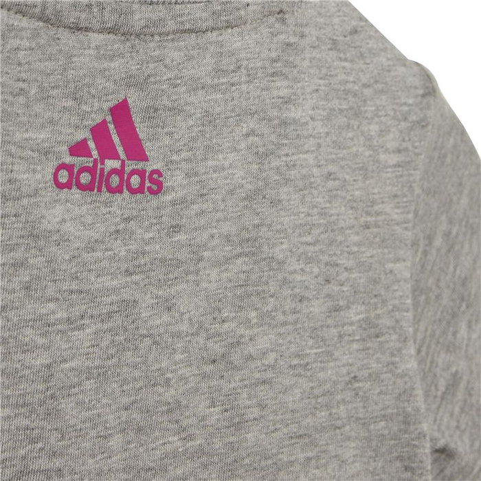 Ensemble de Vêtements Adidas Essentials Lineage Gris foncé