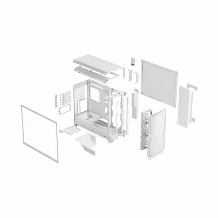Fractal Design Meshify 3 XL Ambience Pro RGB TG - Blanc