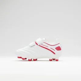 Gilbert Sidestep X20 Chaussure de Rugby Garçon Blanc/Rouge Taille 30 Crampons Moulés