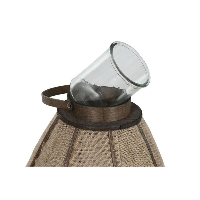 Bougeoir Home ESPRIT Naturel Jute Bambou 34 x 34 x 60 cm Bougeoir Home ESPRIT Naturel Jute Bambou 34 x 34 x 60 cm