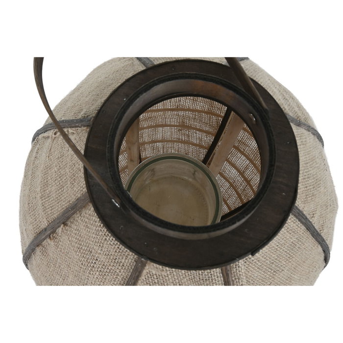 Bougeoir Home ESPRIT Naturel Jute Bambou 34 x 34 x 60 cm Bougeoir Home ESPRIT Naturel Jute Bambou 34 x 34 x 60 cm