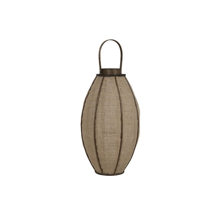 Bougeoir Home ESPRIT Naturel Jute Bambou 34 x 34 x 60 cm Bougeoir Home ESPRIT Naturel Jute Bambou 34 x 34 x 60 cm