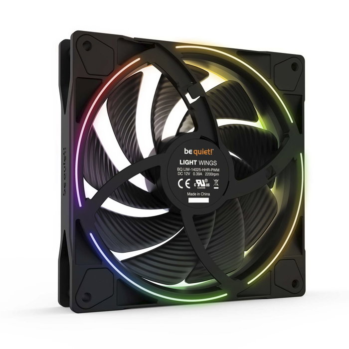 be quiet! Light Wings PWM High-Speed 140mm Black (Pack de 3)