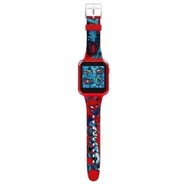 Kids Licensing Montre interactive Spiderman pour enfant - Multifonctions avec 6 jeux, appareil photo, vidéo, podomètre, calculatrice, rechargeable SPD4588