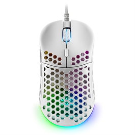 Mars Gaming Raton Gaming Optique USB Hive Poids Léger RGB 12800 DPI - MM55W
