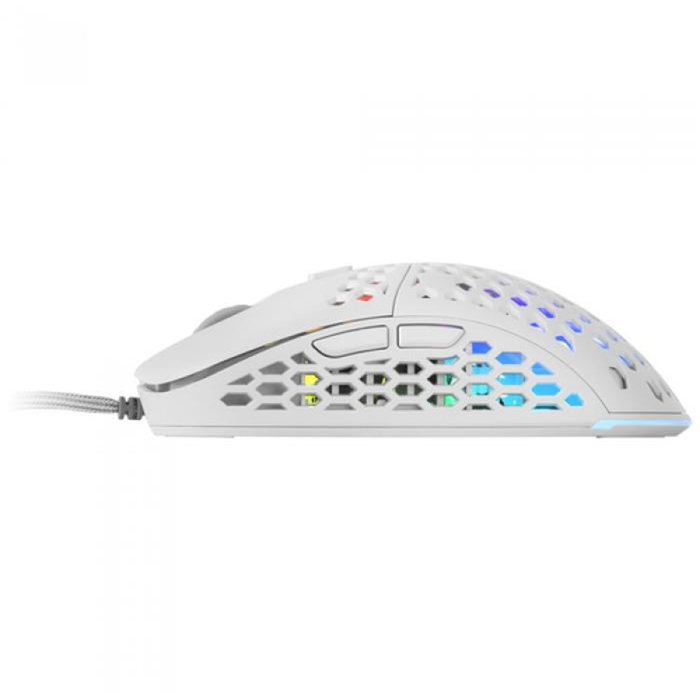 Mars Gaming Raton Gaming Optique USB Hive Poids Léger RGB 12800 DPI - MM55W Mars Gaming Raton Gaming Optique USB Hive Poids Léger RGB 12800 DPI - MM55W
