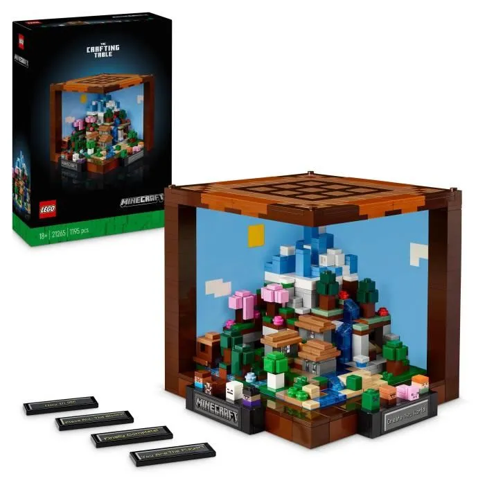 Lego Minecraft 21265 L'Établi - Set de Construction et Exploration - Cadeau pour Adultes Lego Minecraft 21265 L'Établi - Set de Construction et Exploration - Cadeau pour Adultes