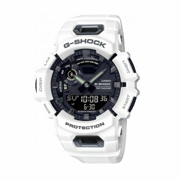 Casio G-SHOCK Montre Homme Blanche et Noire Multifonctions Casio G-SHOCK Montre Homme Blanche et Noire Multifonctions