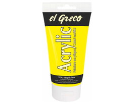 Kreul Peinture acrylique el Greco Amarillo Genuine Yellow Citron 150ml