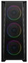 Hiditec CHA010055 Boîtier PC Gaming E-ATX MH12 Mesh ARGB Vitre Trempée Noir