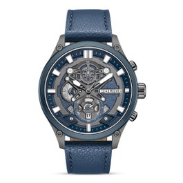 Police Wadden PEWGC0054206 - Montre Chronographe Homme - Bleu/Gris