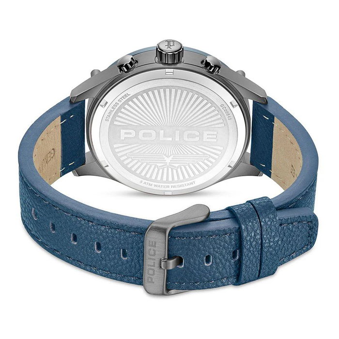Police Wadden PEWGC0054206 - Montre Chronographe Homme - Bleu/Gris