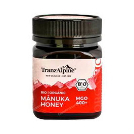 TRANZALPINE Miel de Manuka BIO MGO 400+ 250 g