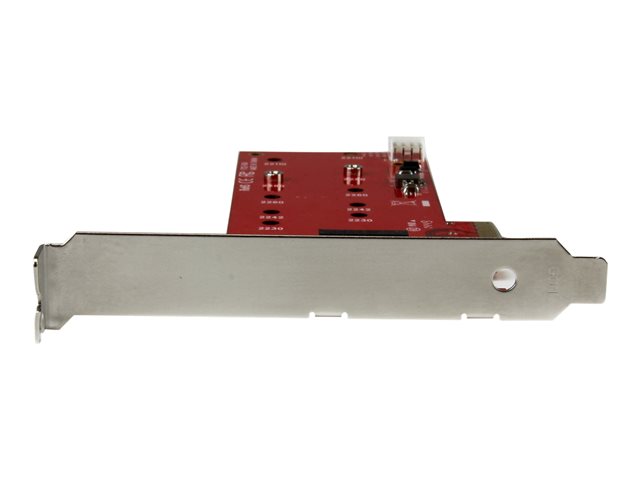 StarTech PEX2M2 Carte Contrôleur M.2 SATA III PCIe 2.0 x2 avec 2 Ports Internes ASMedia ASM1062