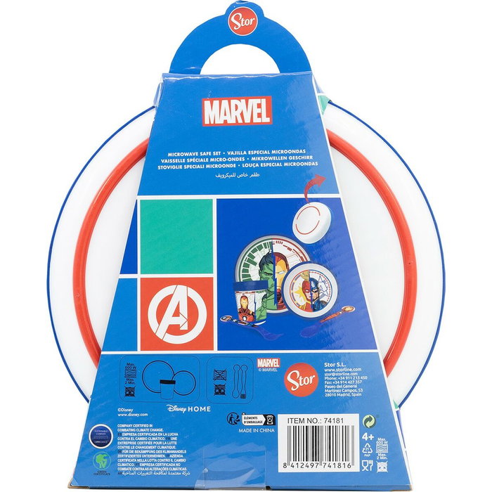 Licensing Ensemble Premium Bicolor Antidérapant 5 pcs Avengers