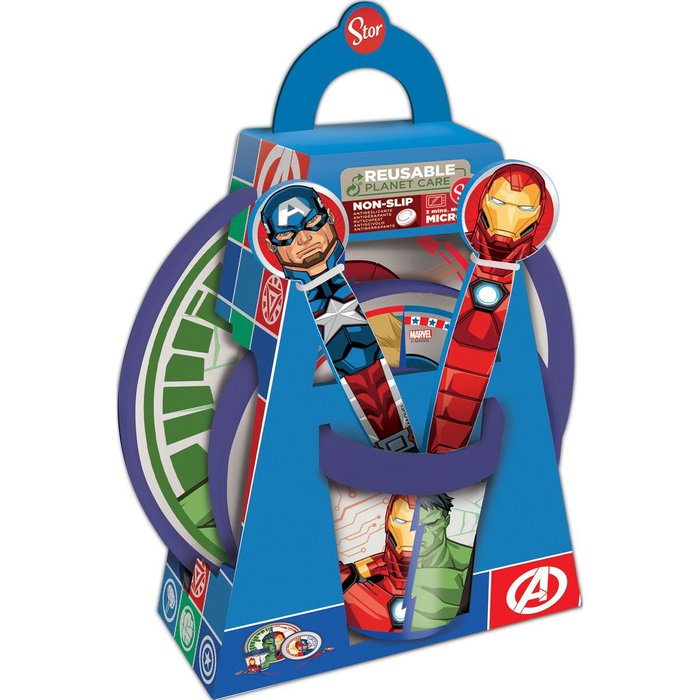 Licensing Ensemble Premium Bicolor Antidérapant 5 pcs Avengers