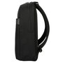 Targus GeoLite EcoSmart Essentials - Sac à dos 15-16" pour ordinateur portable avec protection matelassée, intérieur recyclé, tissu résistant à l'eau et sangles ajustables - Noir