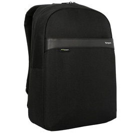 Targus GeoLite EcoSmart Essentials - Sac à dos 15-16" pour ordinateur portable avec protection matelassée, intérieur recyclé, tissu résistant à l'eau et sangles ajustables - Noir