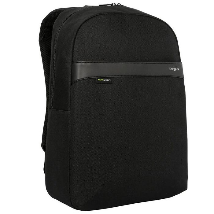 Targus GeoLite EcoSmart Essentials - Sac à dos 15-16" pour ordinateur portable avec protection matelassée, intérieur recyclé, tissu résistant à l'eau et sangles ajustables - Noir Targus GeoLite EcoSmart Essentials - Sac à dos 15-16" pour ordinateur portable avec protection matelassée, intérieur recyclé, tissu résistant à l'eau et sangles ajustables - Noir