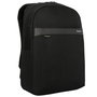 Targus GeoLite EcoSmart Essentials - Sac à dos 15-16" pour ordinateur portable avec protection matelassée, intérieur recyclé, tissu résistant à l'eau et sangles ajustables - Noir