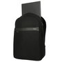Targus GeoLite EcoSmart Essentials - Sac à dos 15-16" pour ordinateur portable avec protection matelassée, intérieur recyclé, tissu résistant à l'eau et sangles ajustables - Noir