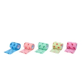 Kruuse Fun-Flex Summer Assortiment de Bandages Cohésifs 7,5 cm x 4,5 m, 10 unités