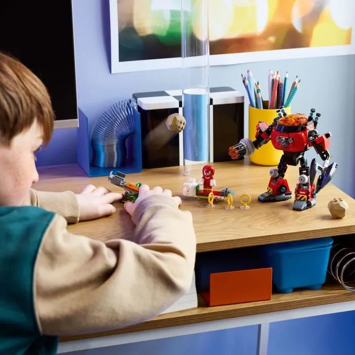 Lego Sonic the Hedgehog 77005 Knuckles contre l'Egg Crusher du Dr. Eggman - Set de Construction Robotique avec 350 Pièces - Jeu Créatif pour Enfants à Partir de 8 Ans Lego Sonic the Hedgehog 77005 Knuckles contre l'Egg Crusher du Dr. Eggman - Set de Construction Robotique avec 350 Pièces - Jeu Créatif pour Enfants à Partir de 8 Ans