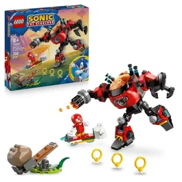 Lego Sonic the Hedgehog 77005 Knuckles contre l'Egg Crusher du Dr. Eggman - Set de Construction Robotique avec 350 Pièces - Jeu Créatif pour Enfants à Partir de 8 Ans