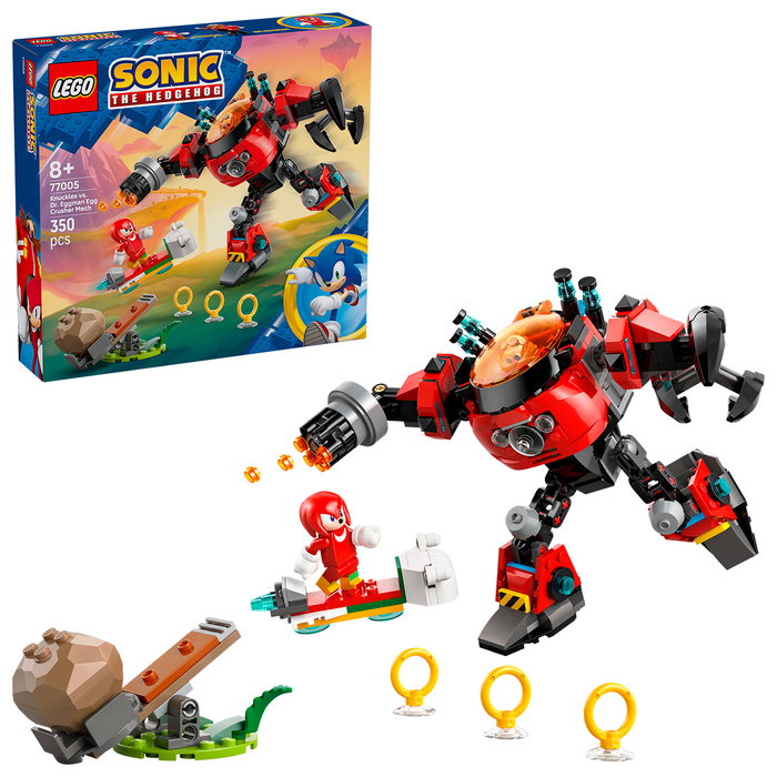 LEGO Sonic the Hedgehog 77005 Knuckles contre l'Egg Crusher de Dr. Eggman