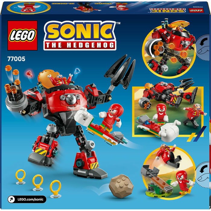 LEGO Sonic the Hedgehog 77005 Knuckles contre l'Egg Crusher de Dr. Eggman
