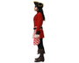 Disfraz Pirata Deluxe Rouge Homme Adulte avec Chapeau