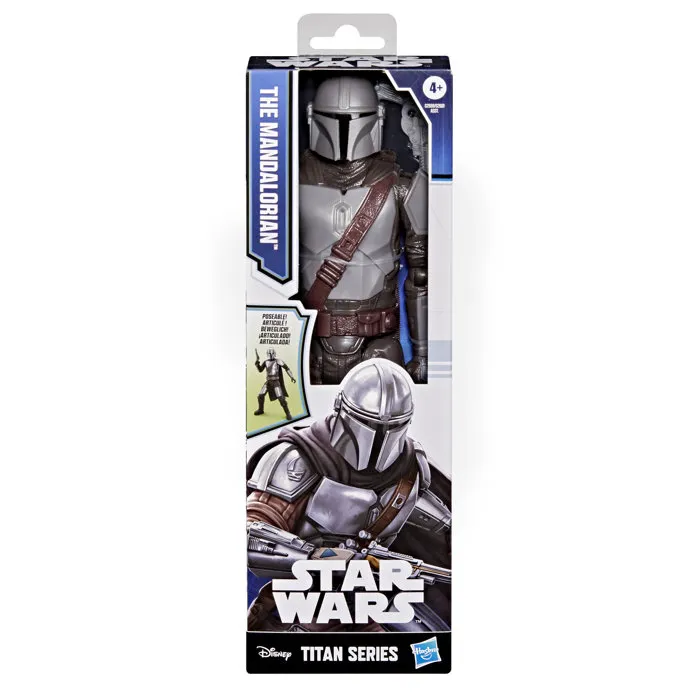 Hasbro Star Wars Titan Series - Figurine Le Mandalorien 30 cm avec accessoire, jouet pour enfants 4 ans et plus