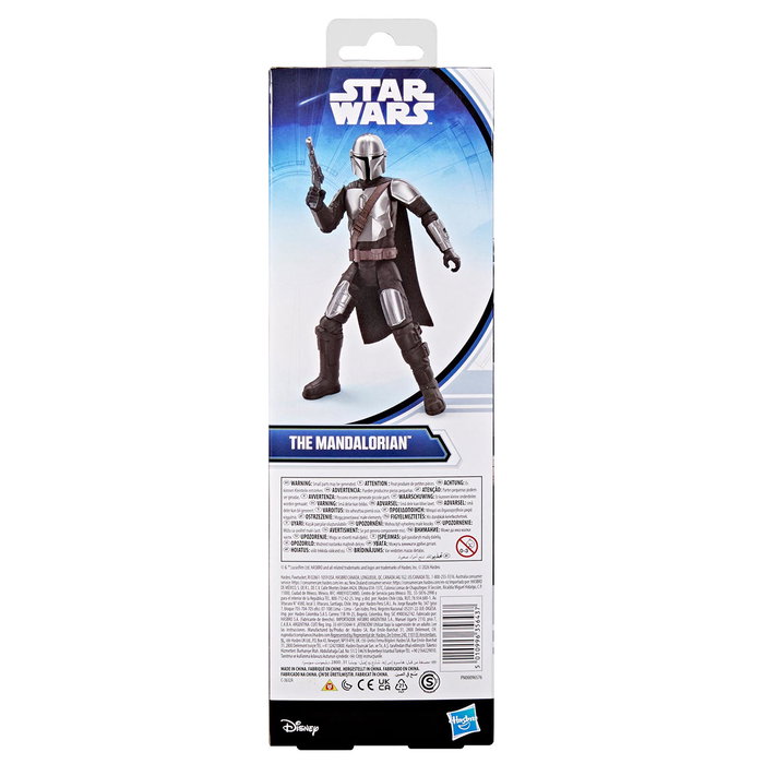 Hasbro Star Wars Titan Series - Figurine Le Mandalorien 30 cm avec accessoire, jouet pour enfants 4 ans et plus Hasbro Star Wars Titan Series - Figurine Le Mandalorien 30 cm avec accessoire, jouet pour enfants 4 ans et plus
