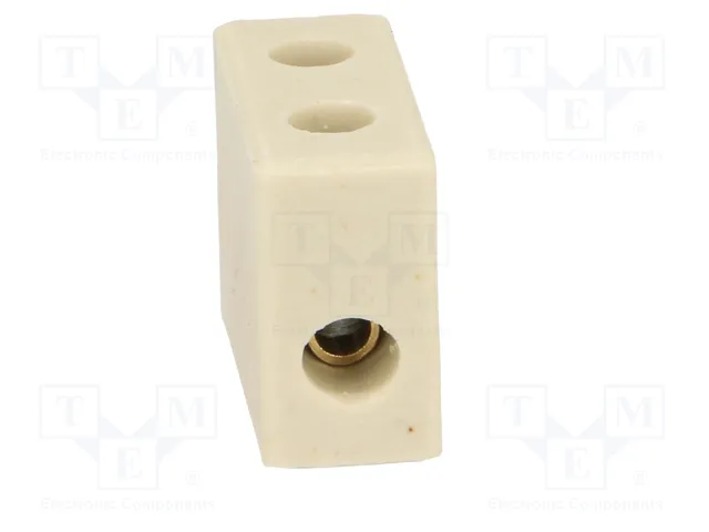 BM GROUP Barrette de jonction d'alimentation 450V laiton et céramique BM GROUP Barrette de jonction d'alimentation 450V laiton et céramique