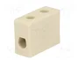 BM GROUP Barrette de jonction d'alimentation 450V laiton et céramique