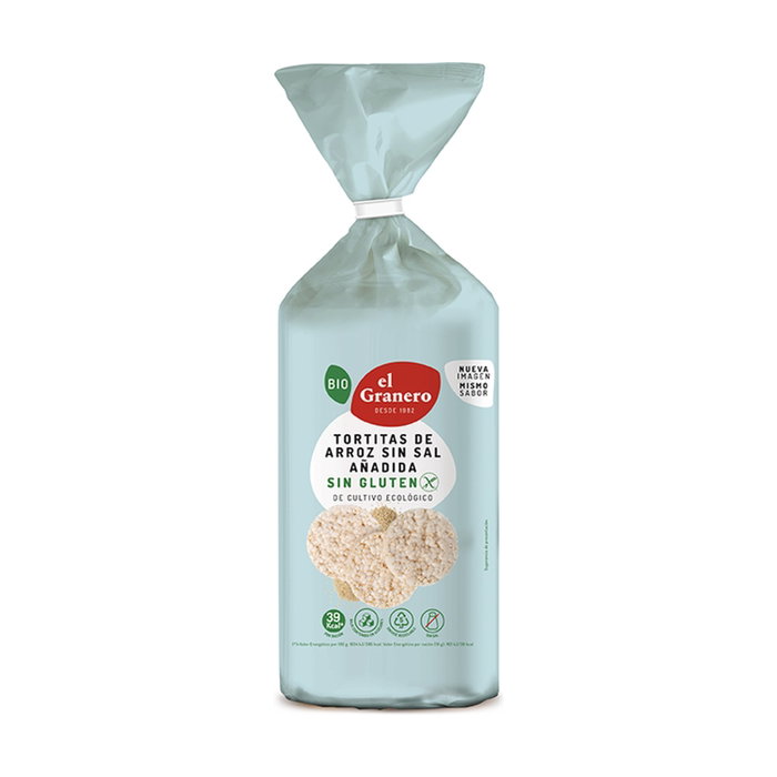 El Granero Integral Galettes de riz bio sans sel ajouté