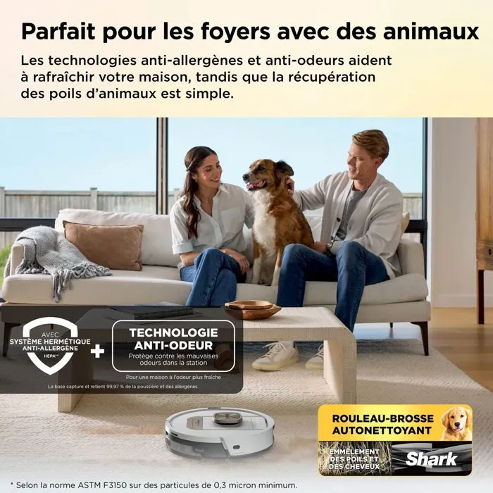 Shark PowerDetect ThermaCharged AV2920XEEUWH avec base NeverTouch Pro Shark PowerDetect ThermaCharged AV2920XEEUWH avec base NeverTouch Pro