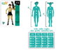 BigBuy Carnival Déguisement Robot Jaune pour Enfant