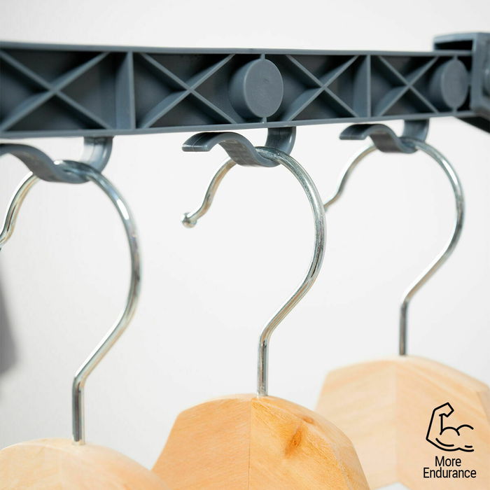 Pack Étendoir Pliant Vertical à Roulettes et Plieur de Linge InnovaGoods