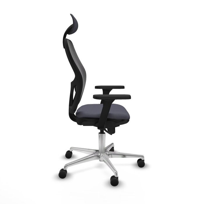 Piqueras y Crespo Chaise de Bureau avec Appui-tête Jorquera 3D086N1 Gris foncé Piqueras y Crespo Chaise de Bureau avec Appui-tête Jorquera 3D086N1 Gris foncé