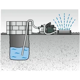 Metabo P 4000 G Pompe de jardin électrique haute performance avec bande d'étanchéité pour usage extérieur