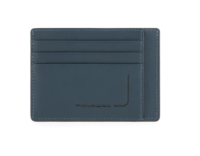 Piquadro Porte-cartes en cuir pour homme avec protection RFID