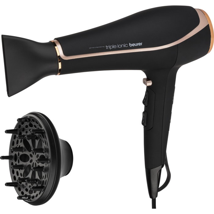 Beurer HC 80 Sèche-cheveux professionnel 2 200 W Black / Gold Beurer HC 80 Sèche-cheveux professionnel 2 200 W Black / Gold