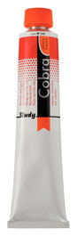 Cobra Study Color Peinture à l'huile miscible à l'eau Rojo Pyrrole Claro 340, 200 ml