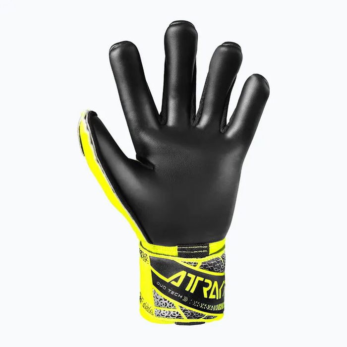 Gants de Gardien de But Reusch Attrakt Duo safe Jaune Adultes 5-6 Ans
