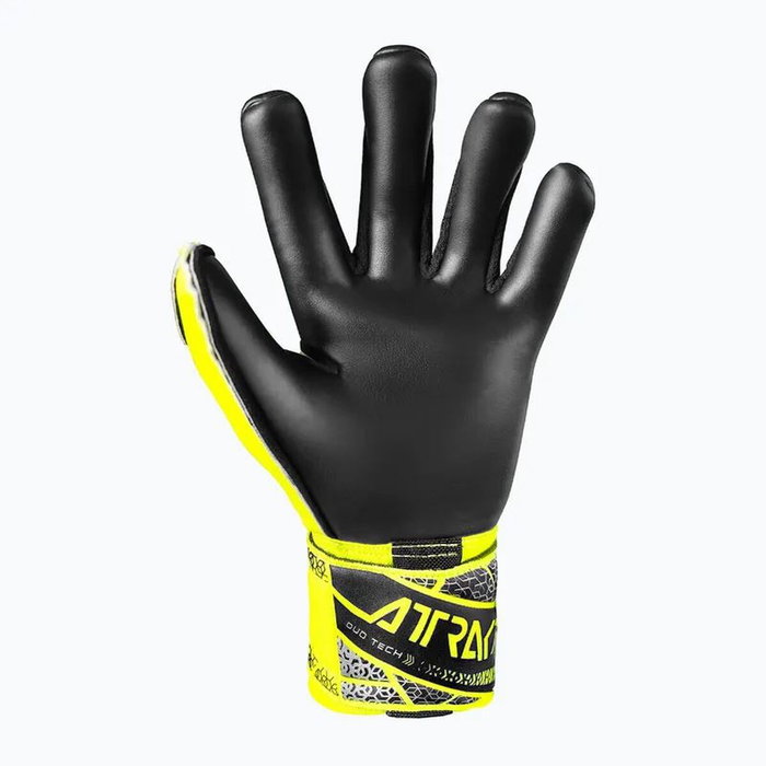 Gants de Gardien de But Reusch Attrakt Duo safe Jaune Adultes 5-6 Ans